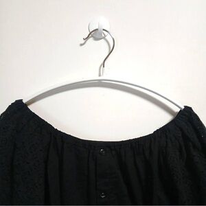 Black Off-Shoulder Blouse